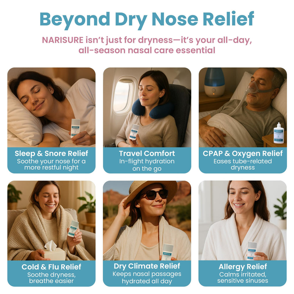 Narisure Dry Nose Relief Oil – Doctor-Developed Nasal Moisturizer