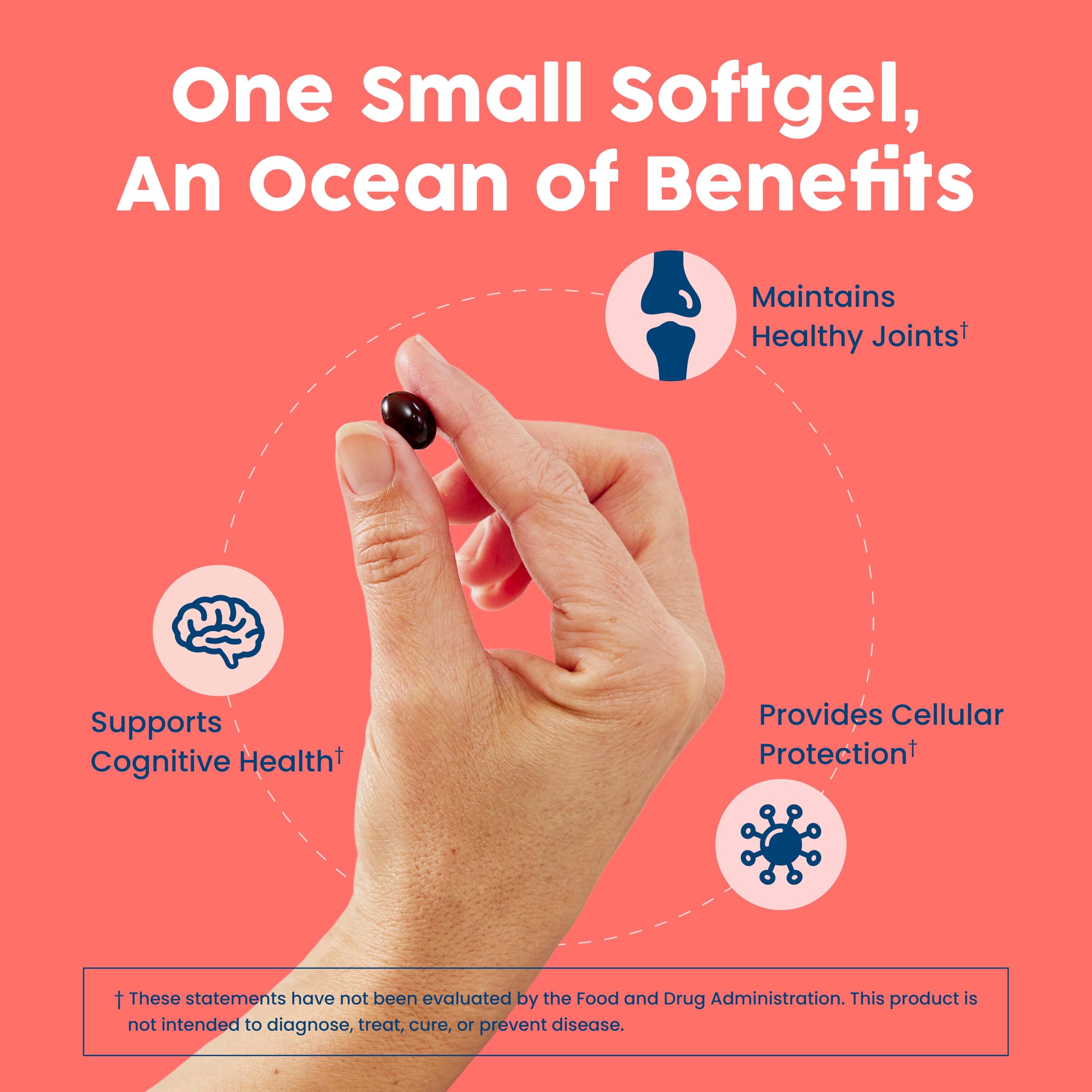 NativePath Krill Oil 500mg + Astaxanthin 200mcg | Phospholipid Omega-3 EPA/DHA, 30 Softgels