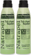 Natrapel Tick & Insect Repellent Eco-Spray — 20% Picaridin, 12-Hour Protection, 2-Pack