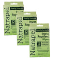 Natrapel Tick & Insect Repellent Wipes – 20% Picaridin, Up to 12 Hours, 3 Pack