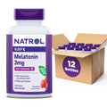Natrol Melatonin 3mg Strawberry Fast-Dissolve Tablets – 150 Count, Sleep Support