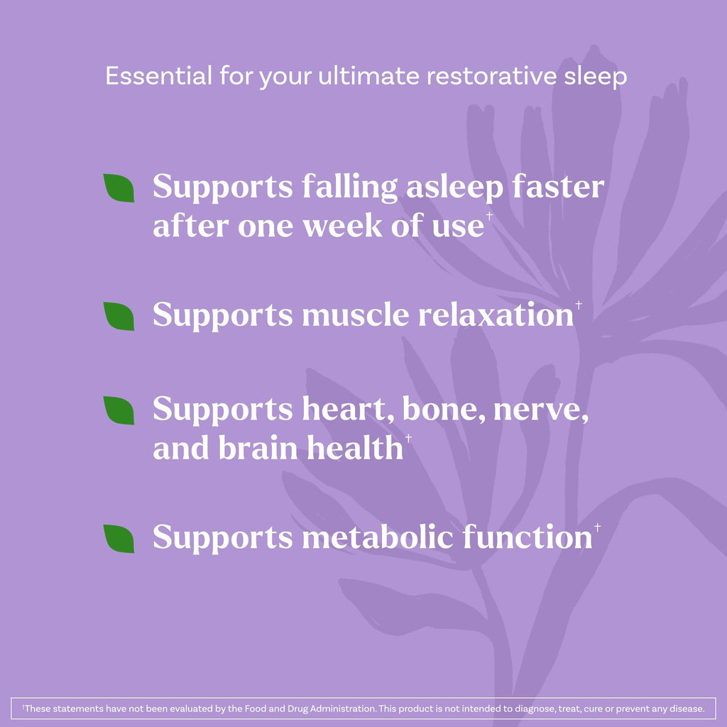 Natrol Sleep & Restore Calming Drink Mix with Magnesium Glycinate – Cherry, 10 Stick Packs