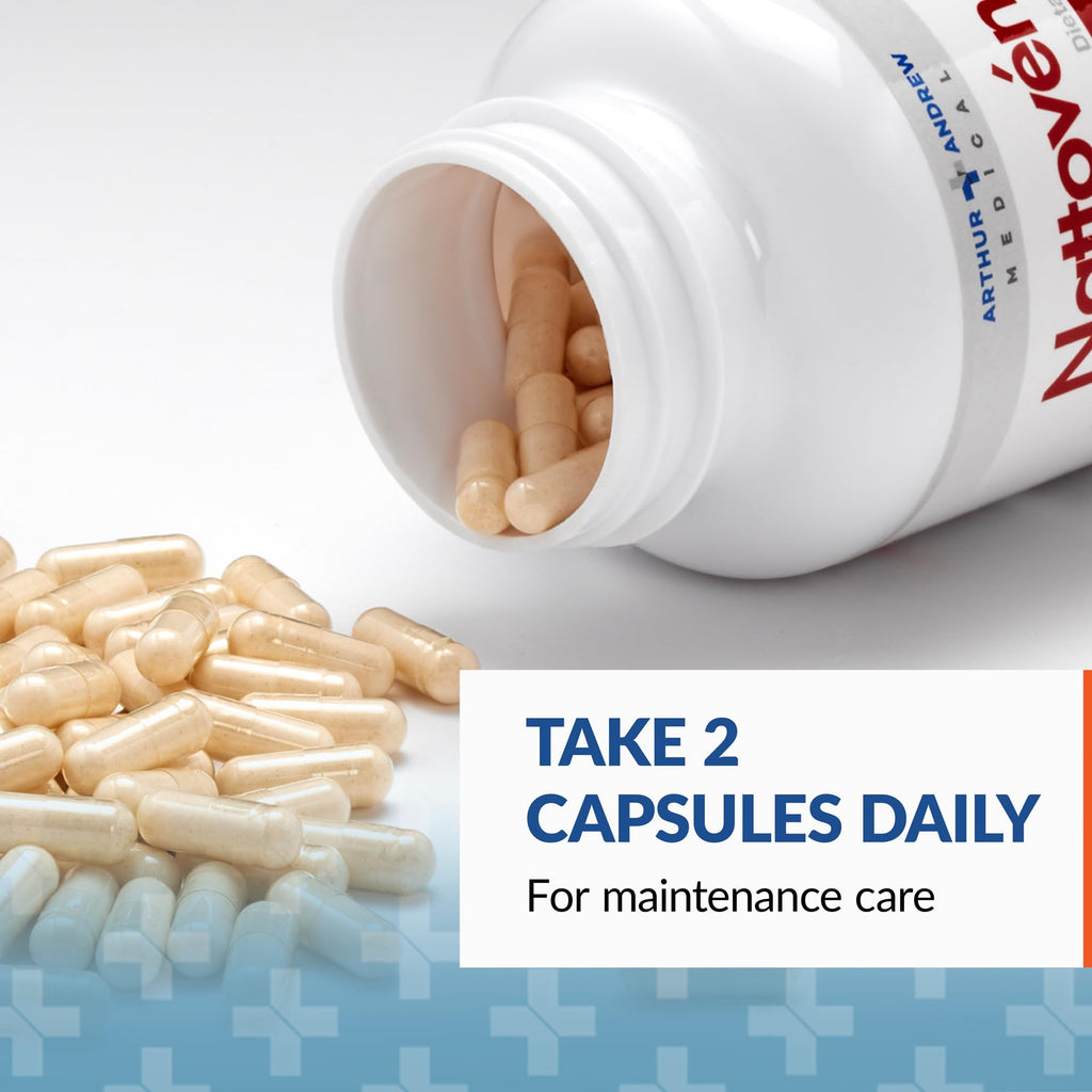 Nattovena Nattokinase – Arthur Andrew Medical, Double Strength 4,000 FU (180 caps)