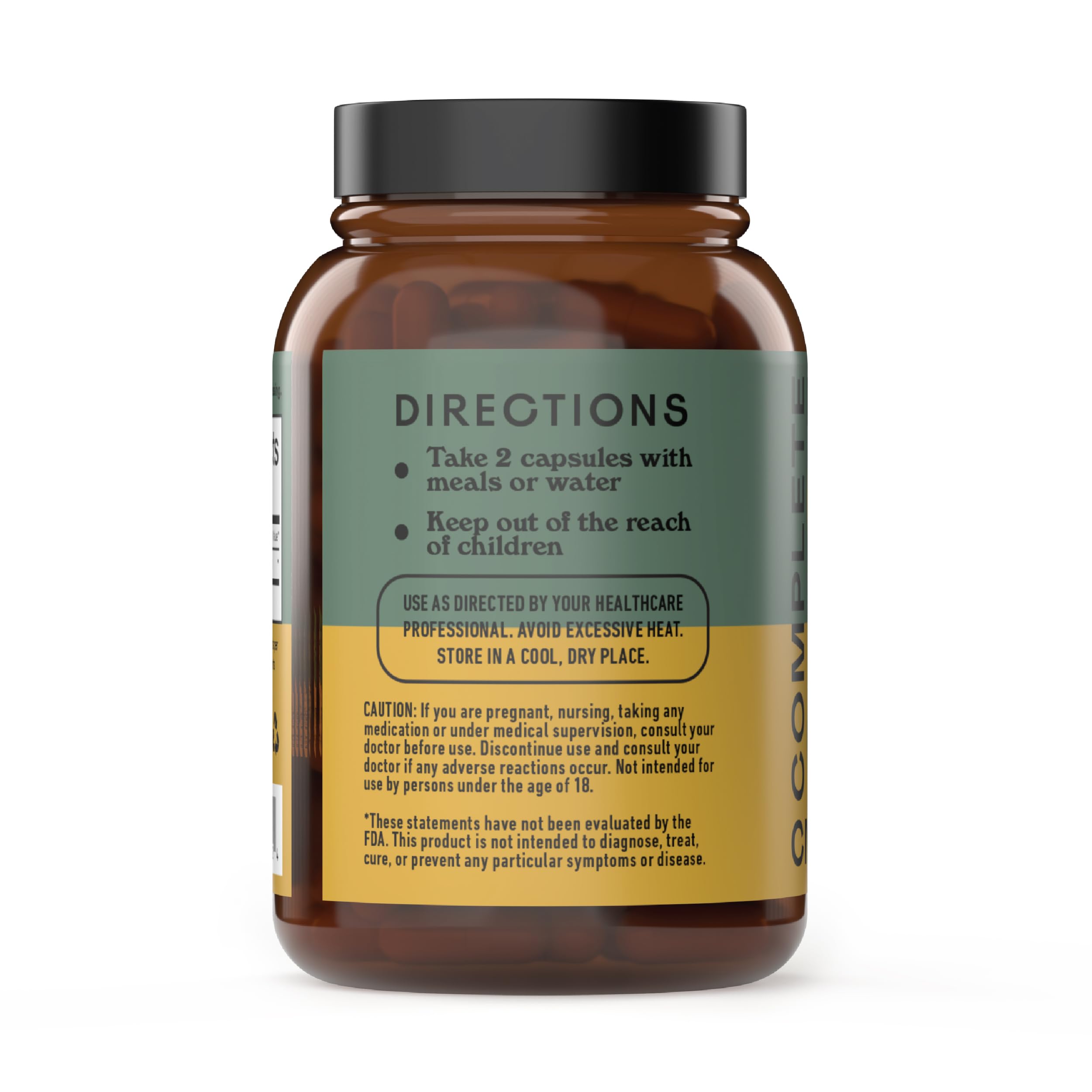 Complete Natural Nattokinase Capsules – 100 Count, 570 mg, 6000 FU, Gluten Free, Vegan, Non-GMO