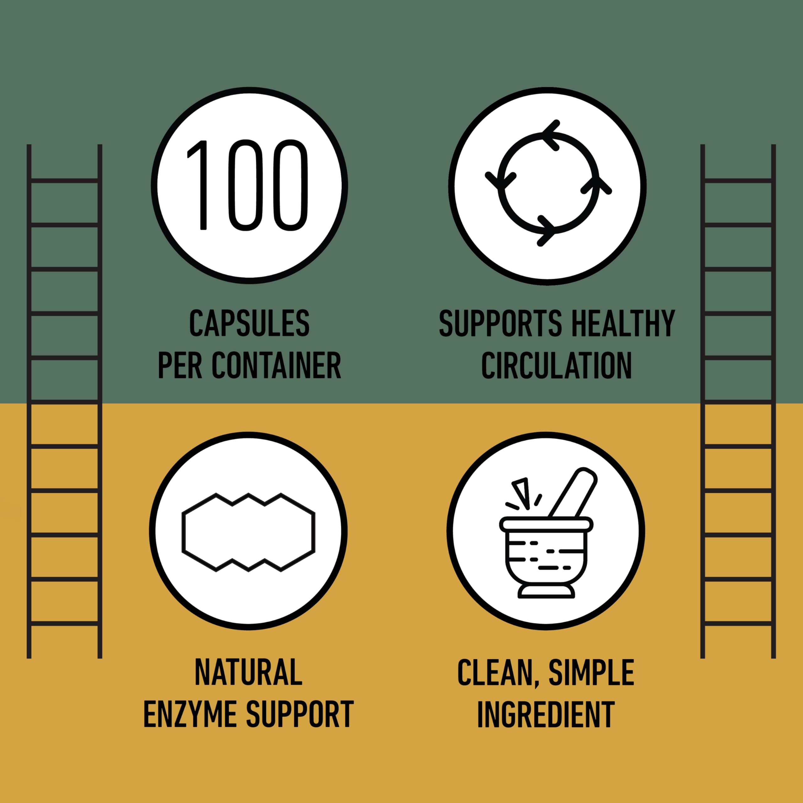 Complete Natural Nattokinase Capsules – 100 Count, 570 mg, 6000 FU, Gluten Free, Vegan, Non-GMO