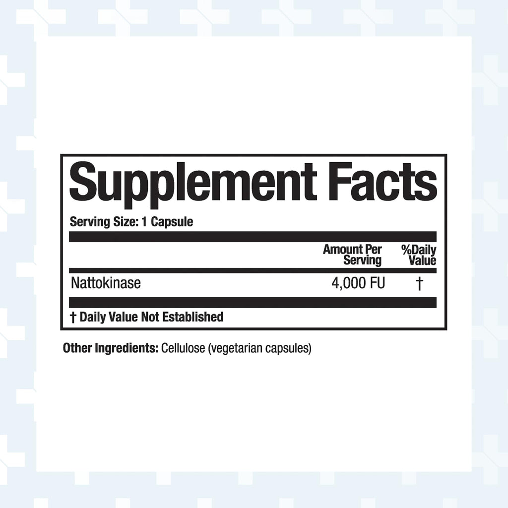 Nattovena Nattokinase – Arthur Andrew Medical, Double Strength 4,000 FU (180 caps)
