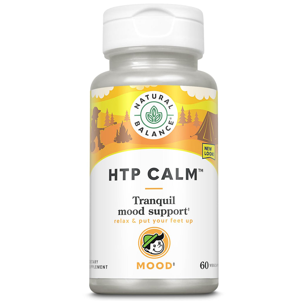 Natural Balance HTP Calm – Herbal Mood & Stress Support | 60 Caps