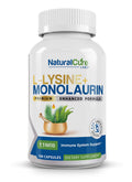 Natural Cure Labs L-Lysine + Monolaurin 600mg 1:1 – 100 Capsules