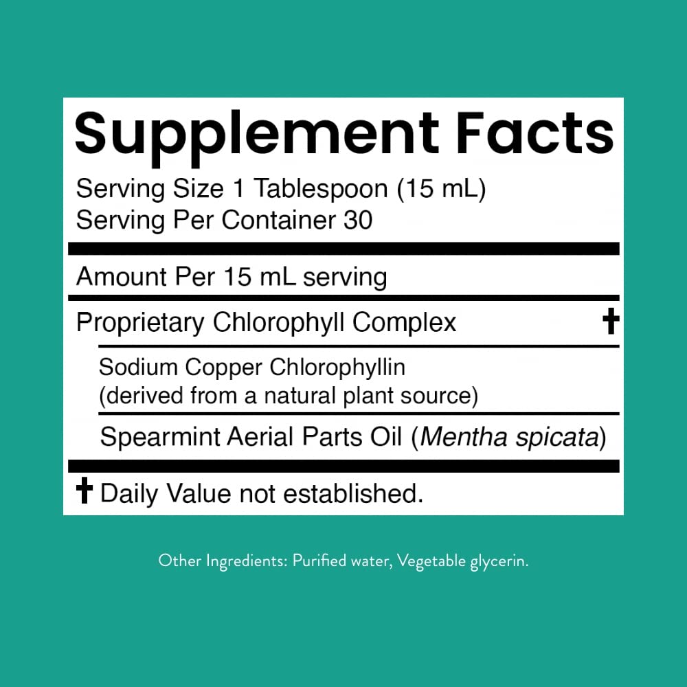 Nature's Sunshine Liquid Chlorophyll Extra Strength – Immunity & Detox (16 oz)