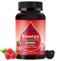 Natural Energy Gummies with B12, Goji & CoQ10 – Raspberry, 60 Count | GMO Free & Gluten Free