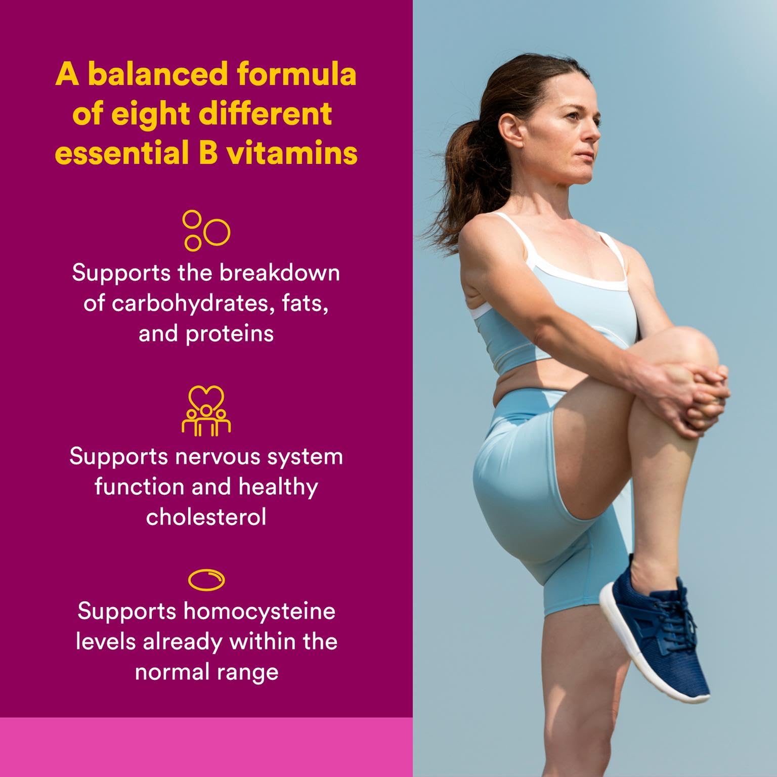 Natural Factors BioCoenzymated Active B Complex – 60 Capsules (60 Servings)