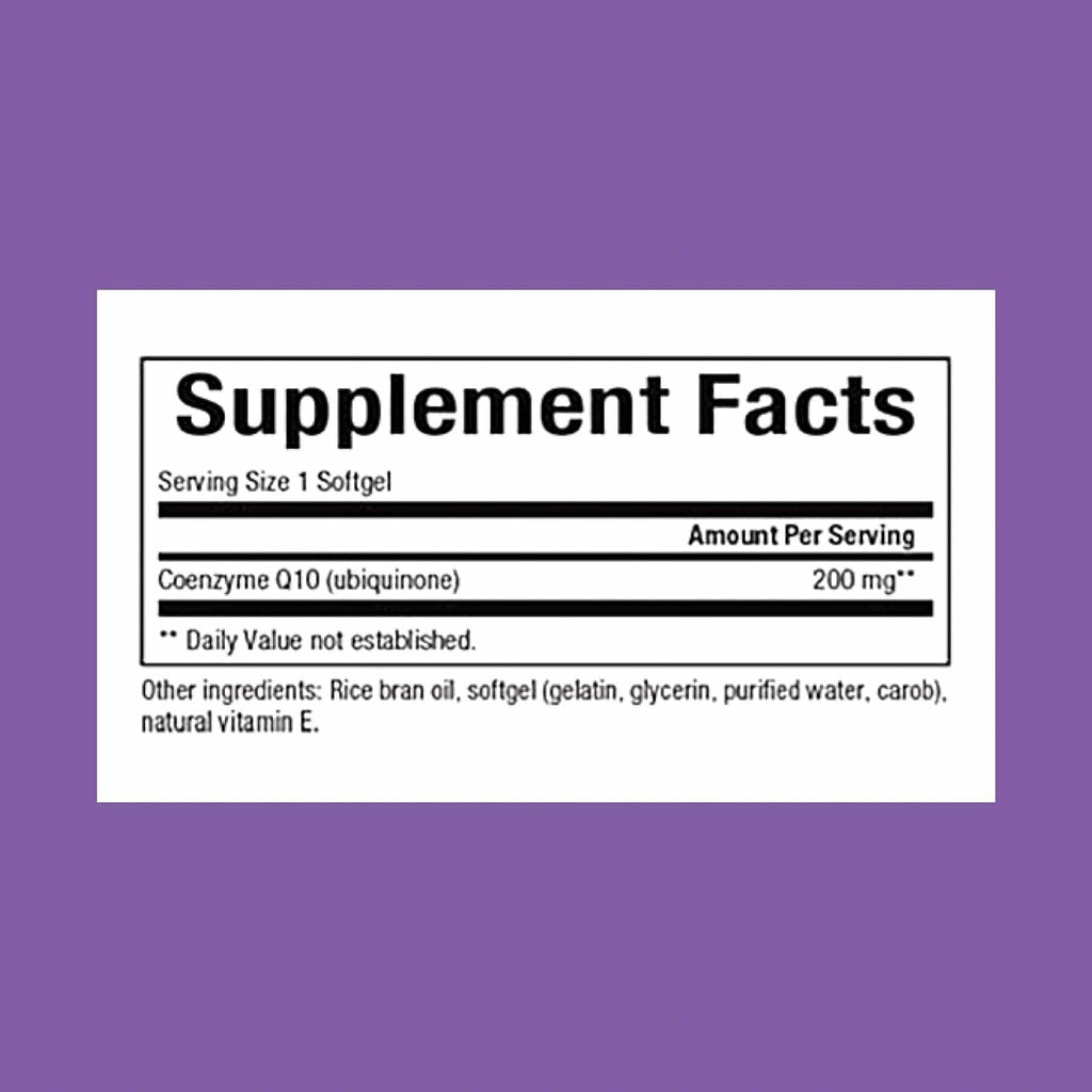 Natural Factors Coenzyme Q10 400 mg - Antioxidant Support for Cellular Energy & Heart Health - 30 Softgels