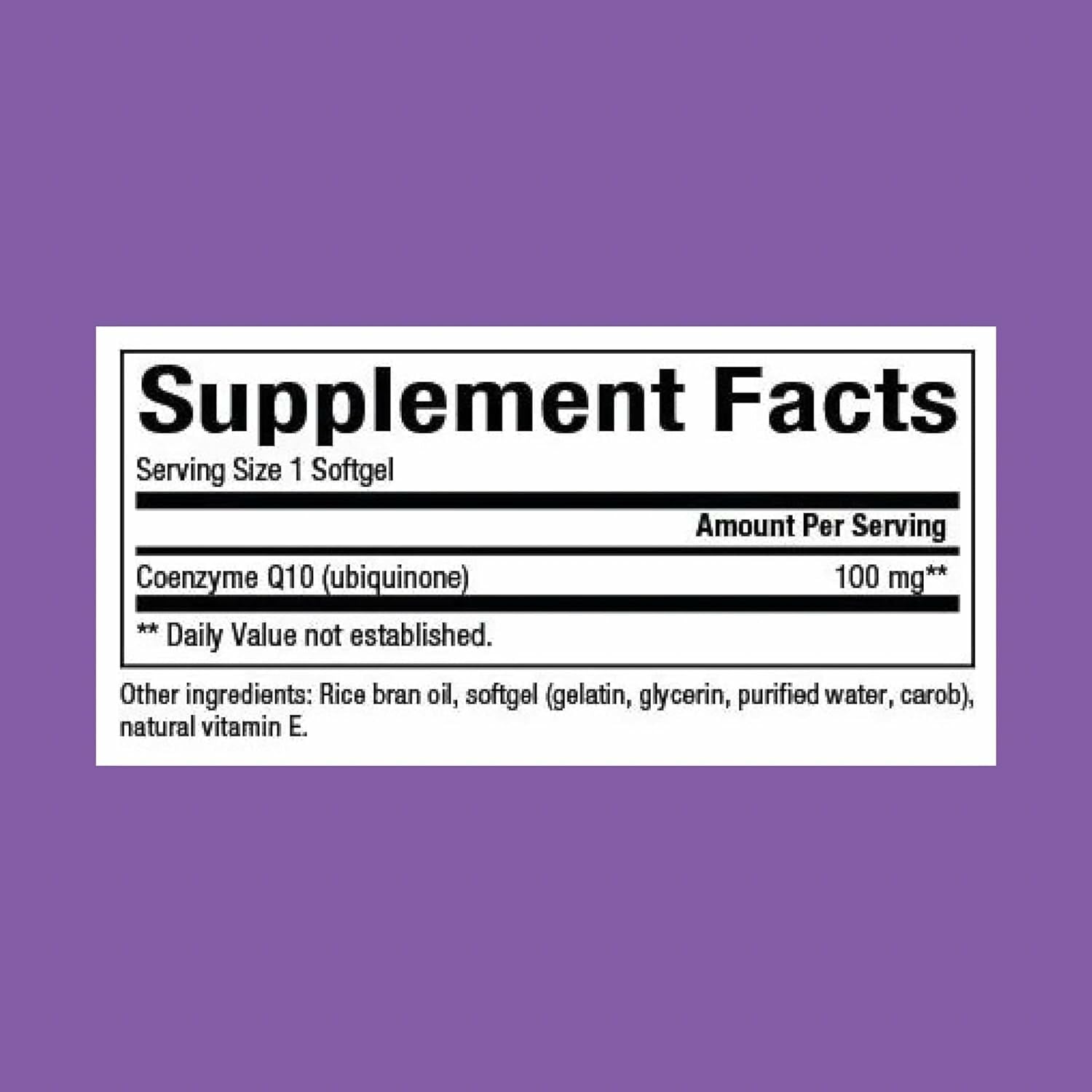 Natural Factors Coenzyme Q10 100 mg – 120 Softgels | Antioxidant & Energy Support