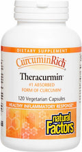 Natural Factors CurcuminRich Theracurmin 30 mg — Superior Absorption, 120 Count