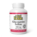 Natural Factors Glucosamine Sulfate - Supports Joint Mobility, Cartilage & Connective Tissue, 180 Capsules