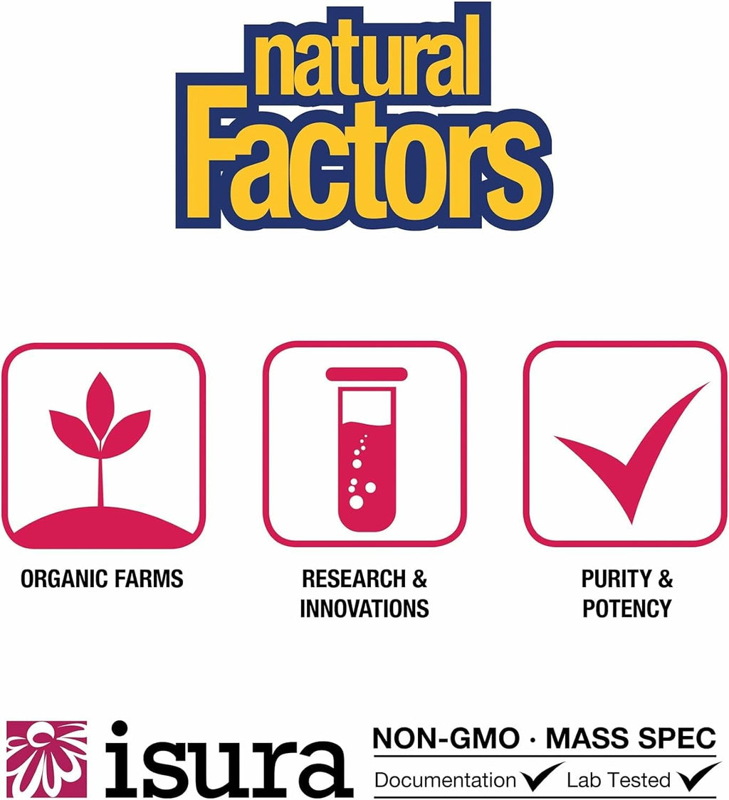 Natural Factors GrapeSeedRich Grape Seed Extract - Antioxidant Support for Healthy Inflammatory Response | 120 Capsules
