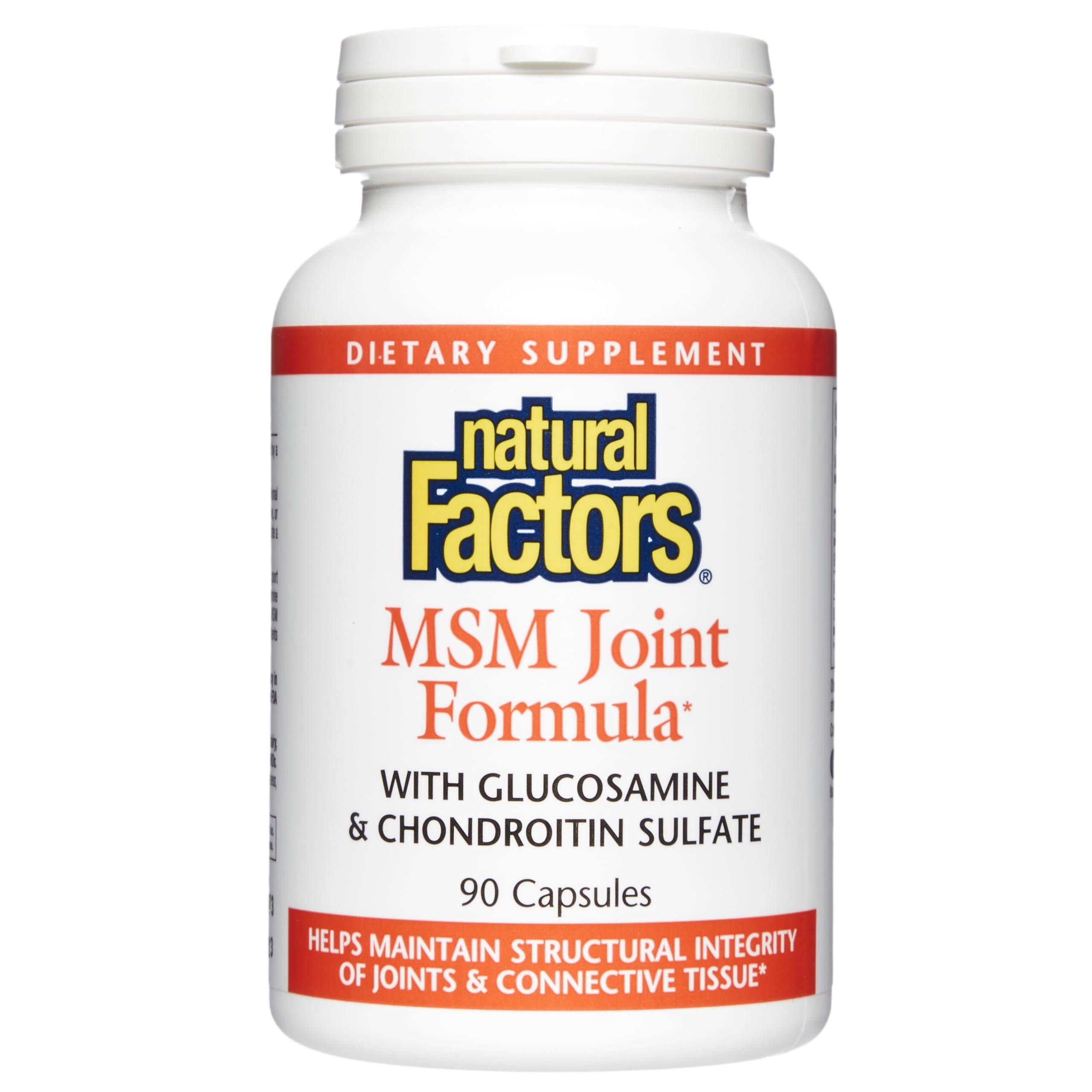 Natural Factors Joint MSM Formula – Supports Joints, Muscles & Cartilage (90 Capsules)
