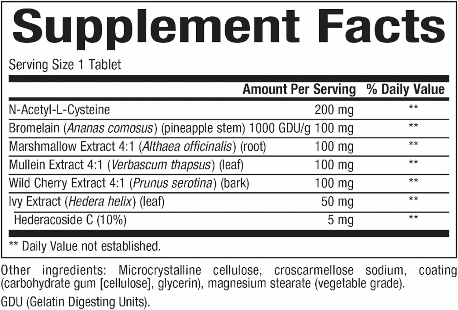 Natural Factors Lung, Bronchial & Sinus Health – Respiratory Support Supplement (90 Tablets)