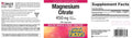 Natural Factors Magnesium Citrate 150 mg – 180 Capsules | Muscle & Heart Health