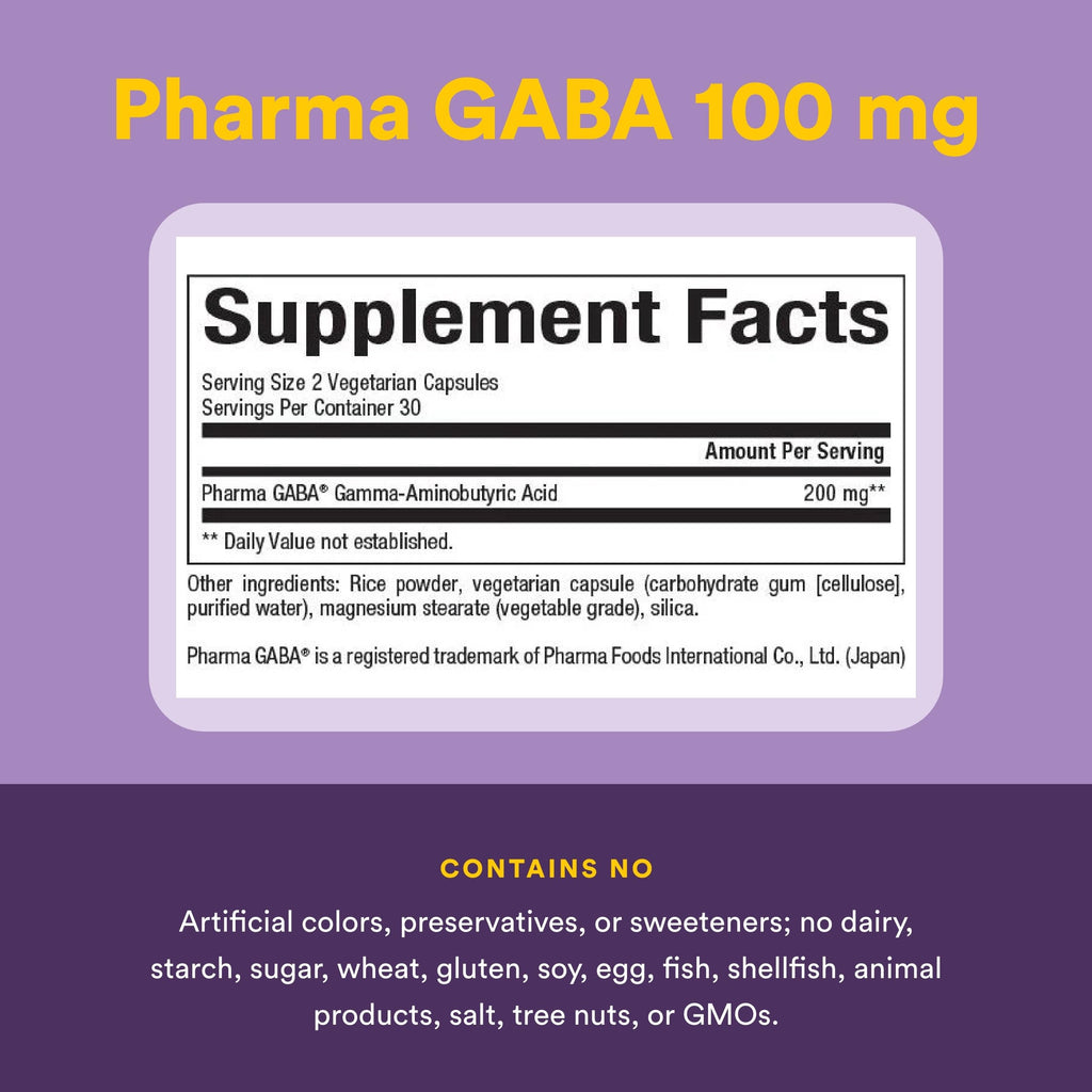Natural Factors Pharma GABA – Sleep Support, Calm Focus, 60 Chewable Tablets