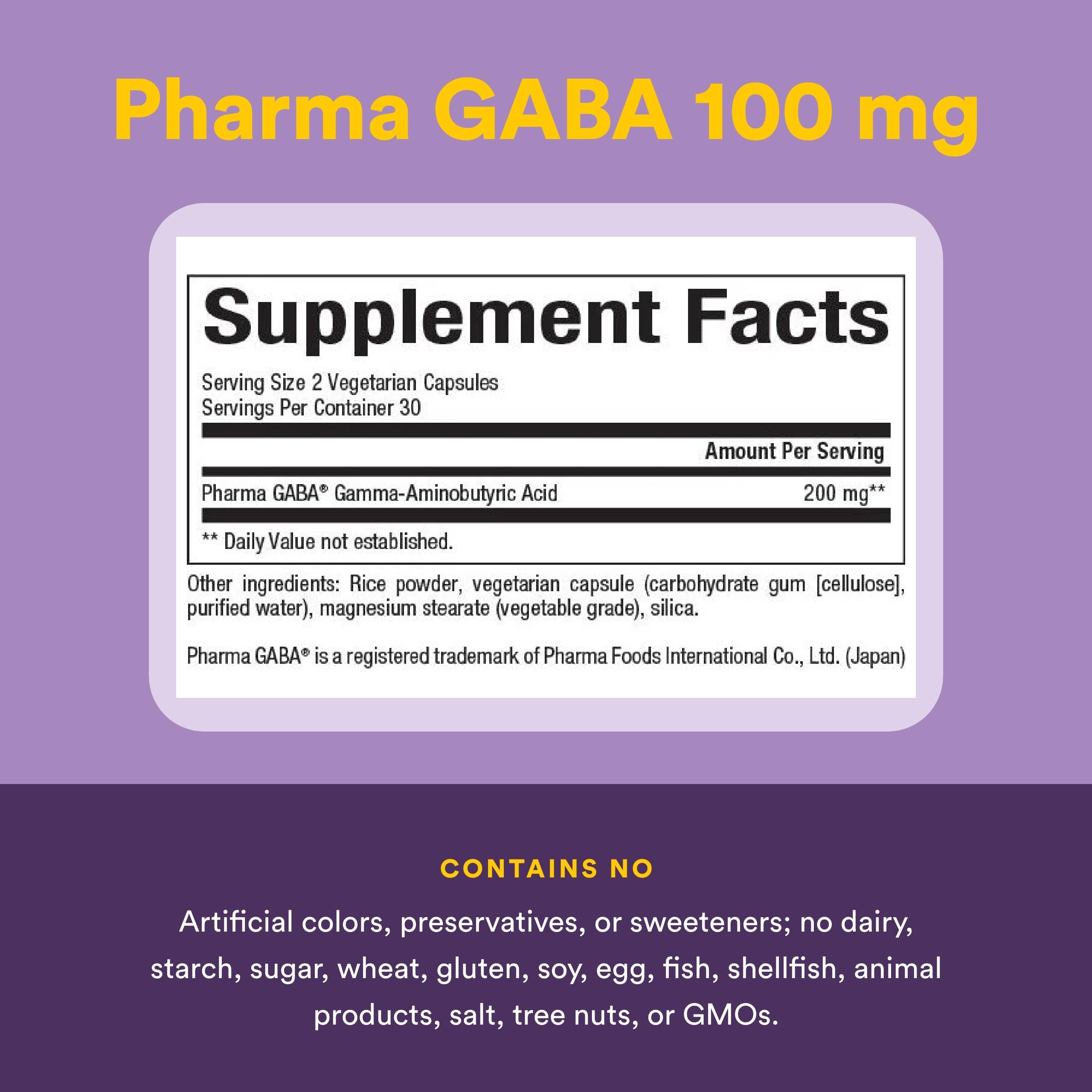 Natural Factors Pharma GABA – Sleep Support, Calm Focus, 60 Chewable Tablets