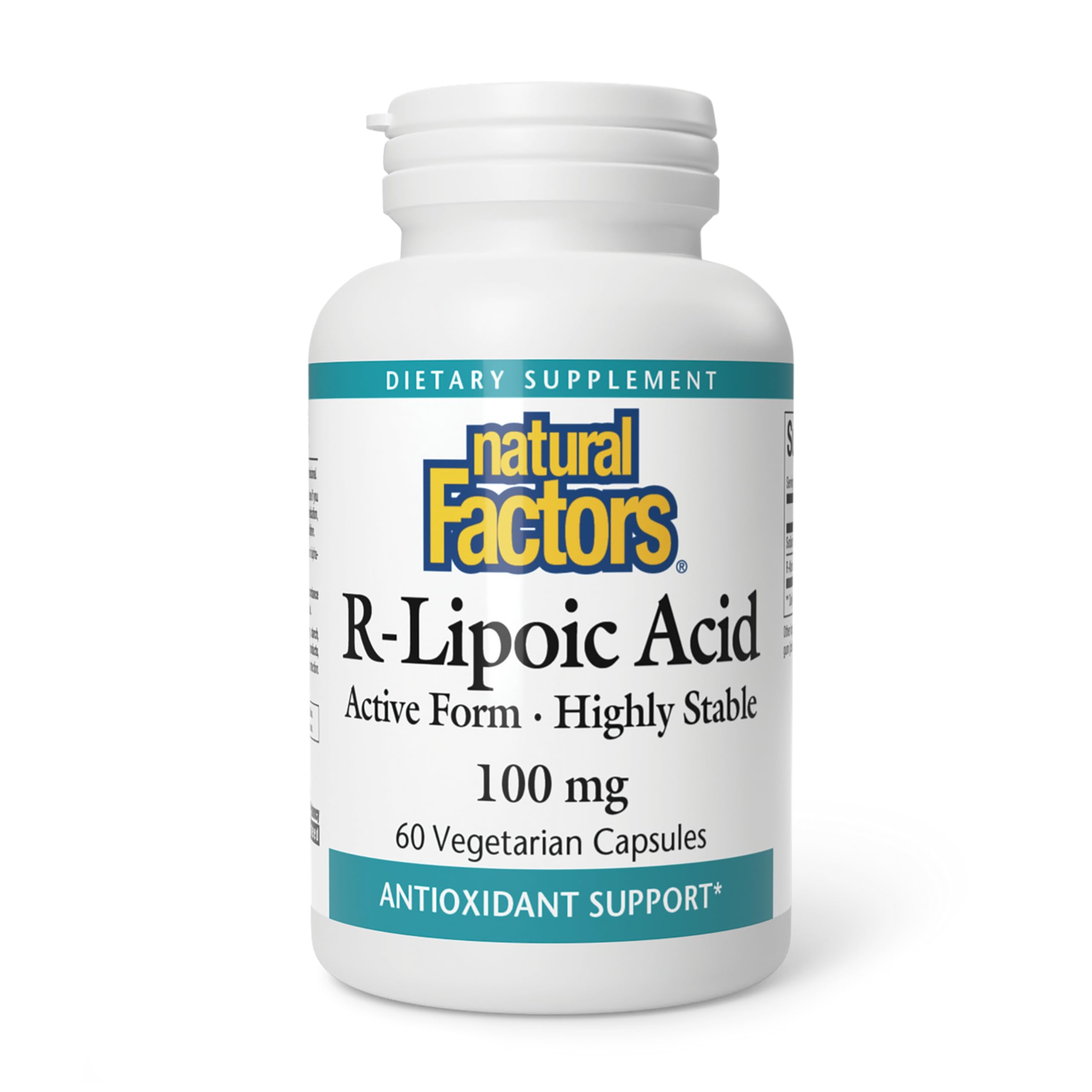 Natural Factors R-Lipoic Acid – Antioxidant Support, 60 Capsules