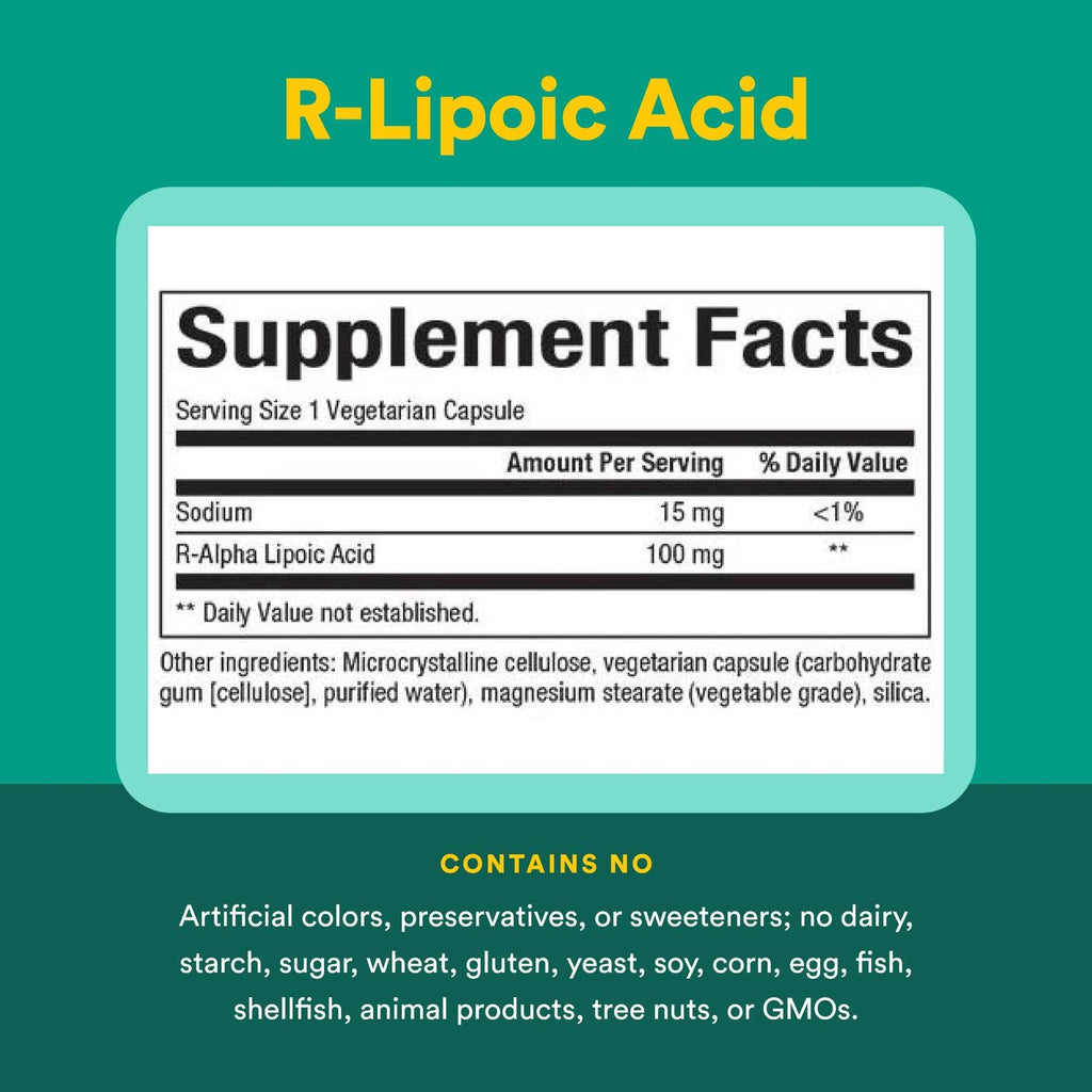 Natural Factors R-Lipoic Acid – Antioxidant Support, 60 Capsules