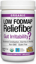Natural Factors Organic Low FODMAP Reliefiber Powder – Unflavored, 150 g