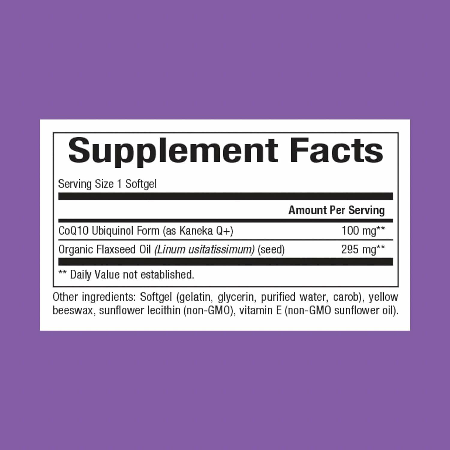 Natural Factors Ubiquinol 100 mg - Heart Health & Energy Support | 30 Softgels