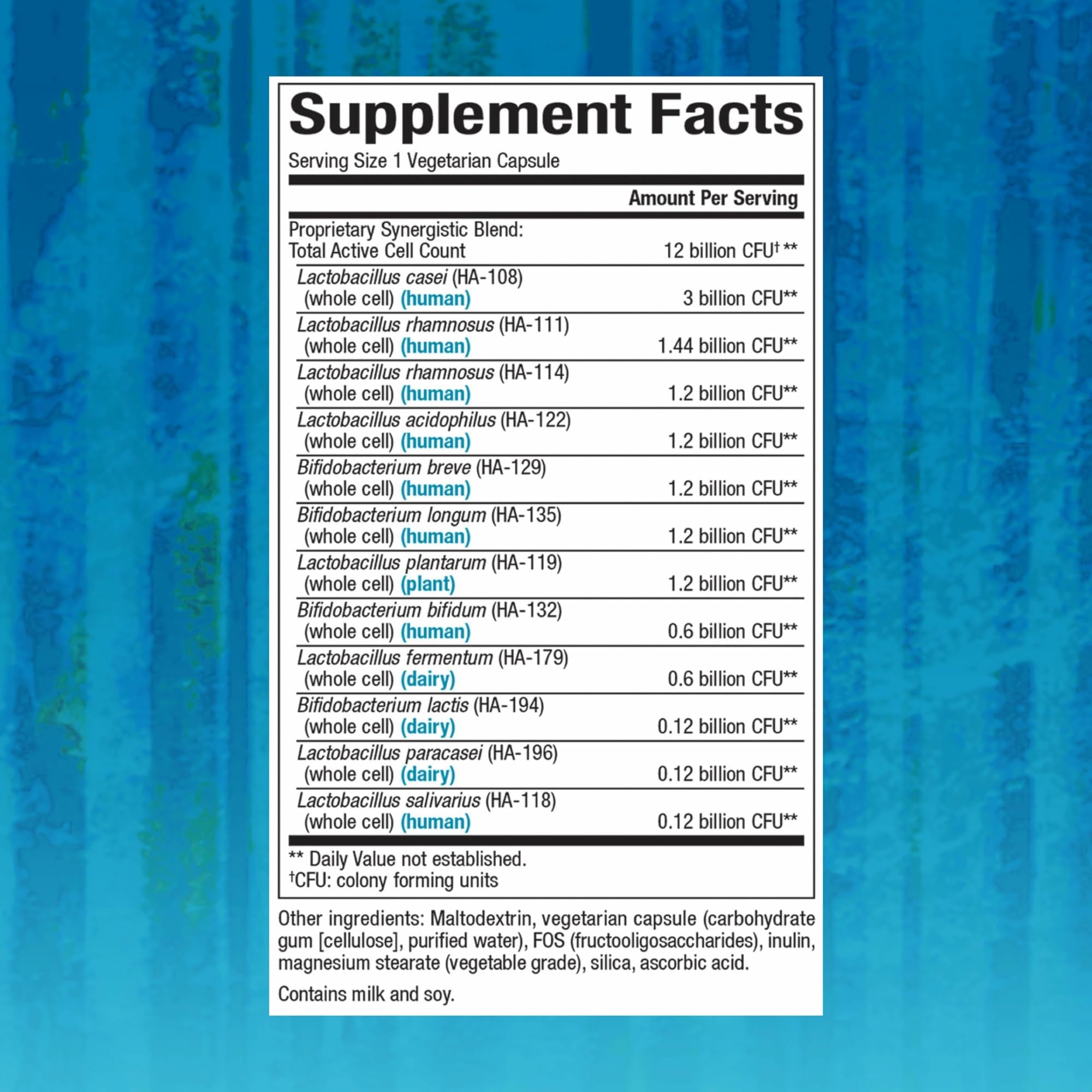 Natural Factors Ultimate Probiotic 12/12 Formula — Digestive Health & Immunity Support | 120 Veggie Capsules