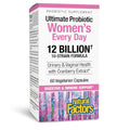 Natural Factors Ultimate Probiotic Women's Everyday - Digestive Health & UTI/Vaginal Support - 60 Vegetarian Capsules