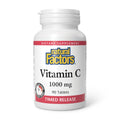 Natural Factors Vitamin C 1000mg Time Release | Antioxidant Protection & Immune Support | 90 Tablets