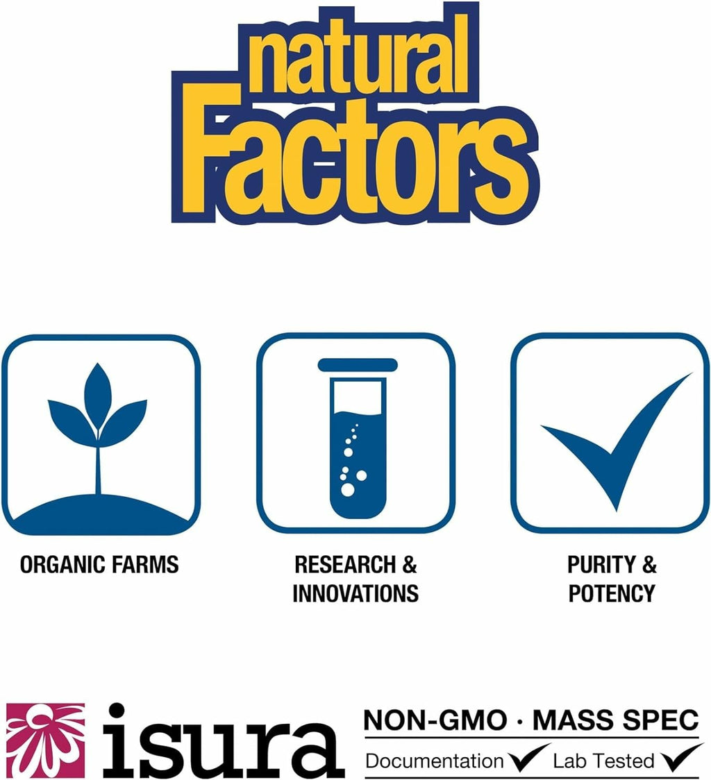Natural Factors Vitamin D3 – Daily Bone & Immune Support (120 Softgels)