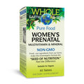 Natural Factors Whole Earth & Sea Women's Prenatal Multivitamin & Mineral – Vegan, Whole-Food Supplement, 60 Tablets