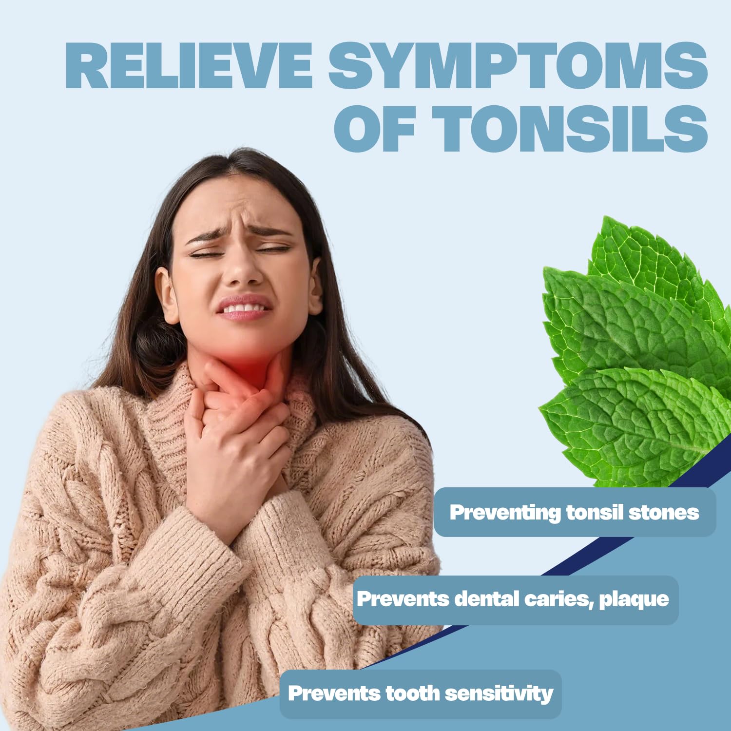 Tonsil Stone Mouthwash - Soothe Tonsils, Relieve Dry Mouth & Bad Breath (100 ml)