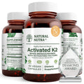Natural Nutra Full Spectrum Vitamin K2 Supplement - 75 mcg, 60 Capsules