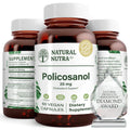 Natural Nutra Policosanol 20mg with Octacosanol – 60 Vegan Capsules