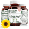 Natural Nutra Sunflower Lecithin 2000 mg | Supports Breastfeeding, Liver & Brain Health – Soy Free, Non-GMO, Gluten Free