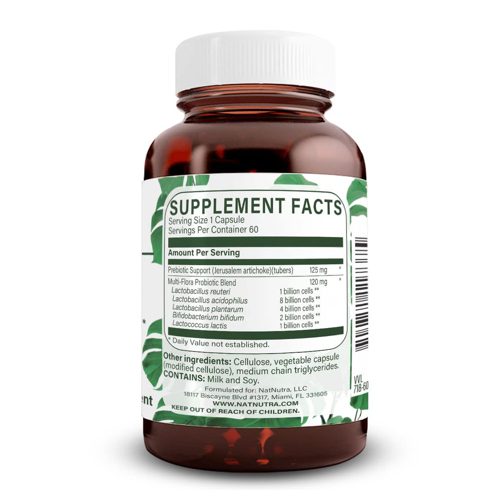 Natural Nutra Ultimate Flora Probiotic – 60 Capsules