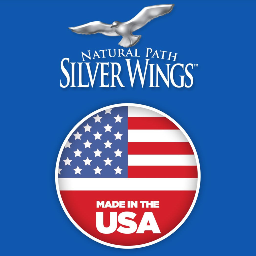 Natural Path Silver Wings Colloidal Silver 500ppm 16 oz – Immune Support Supplement