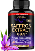 Natural Saffron Supplements – 88.5 mg Extract | Made in USA