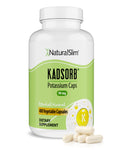 NaturalSlim Kadsorb Potassium Citrate Gluconate 99 mg – Electrolyte Balance & Heart Support, 400 Capsules