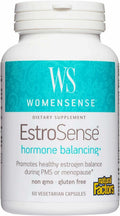 EstroSense by Natural Factors – Hormone Balance for PMS & Menopause, Vegan, Non-GMO, 60 Capsules