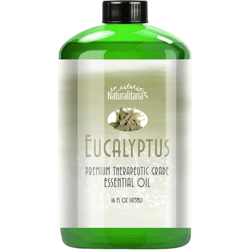 Naturalitana Eucalyptus Essential Oil 16 oz – Therapeutic Grade for Diffusers & DIY Crafts
