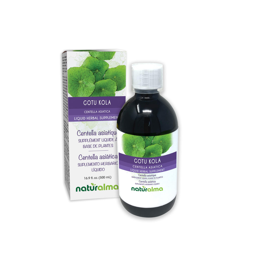 Naturalma Gotu Kola 1:10 Tincture – Alcohol-Free, Vegan Liquid Extract (16.9 fl oz)