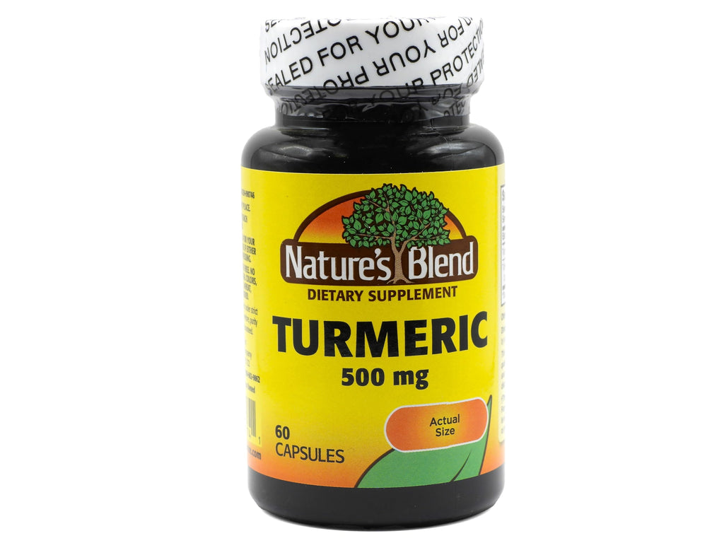 Nature's Blend Turmeric 500 mg 60 Capsules - Turmeric Supplement