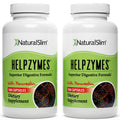 NaturalSlim Helpzymes Enzyme Complex – Bromelain, Ox Bile, Pancreatin & Betaine HCl, 2-Pack (100 Capsules)