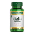 Nature's Bounty Biotin 10,000 mcg — Hair, Skin & Nails (120 Softgels)