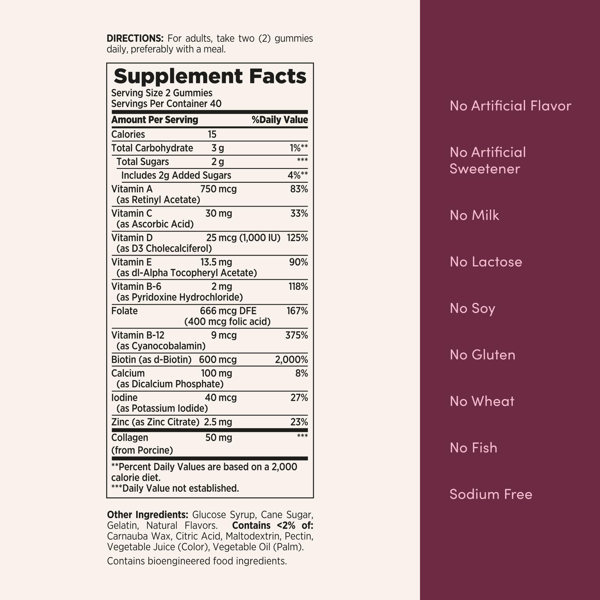 Nature's Bounty Optimal Solutions Women's Multivitamin Gummies – Raspberry Flavor
