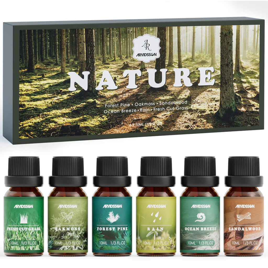 Nature Essential Oils Set | ARVIDSSON Natural Fragrance Oils for Candle Making